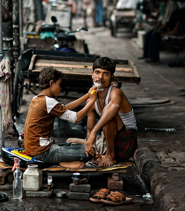 Shaving - What is Environmental Portrait - Tips & Examples