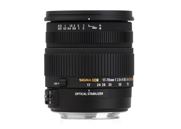 Sigma 17-70mm f/2.8-4 DC Macro OS HSM Lens untuk Canon Digital SLR Kamera Gunung