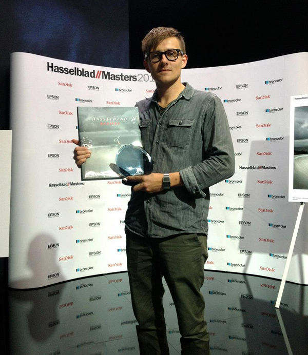 Ken Hermann - Getting the Hasselblad Master 2012 award at Photokina