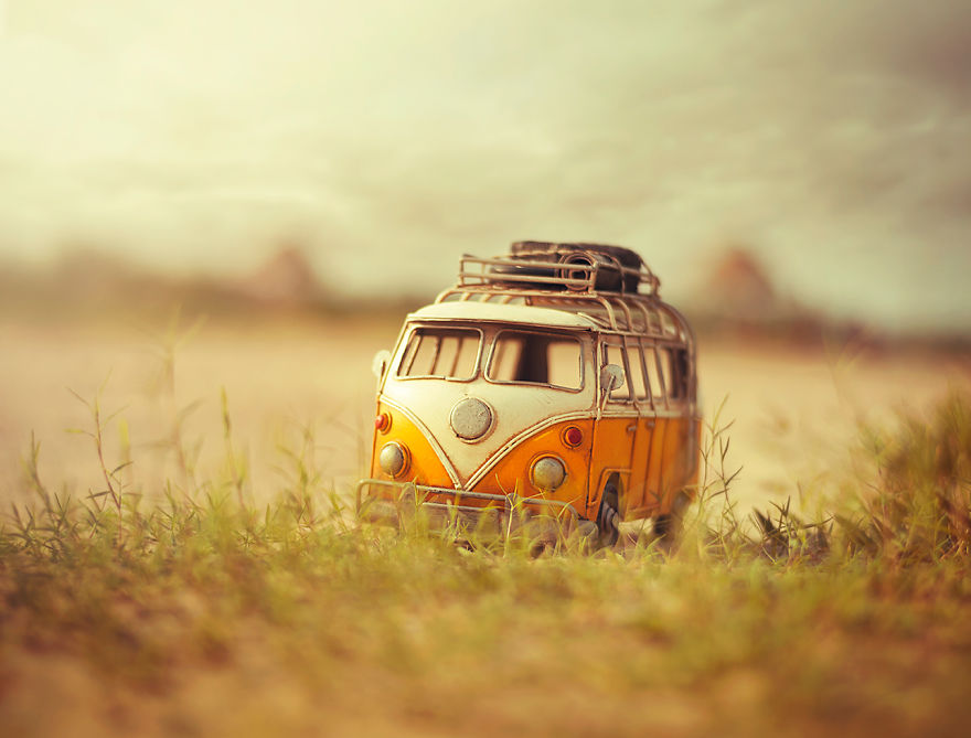 13 Amazing Atmospheric Miniature Car Scenes By ...