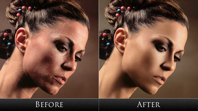 Professional Facial Photoshop Retouching Tutorials