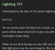 Lighting 101