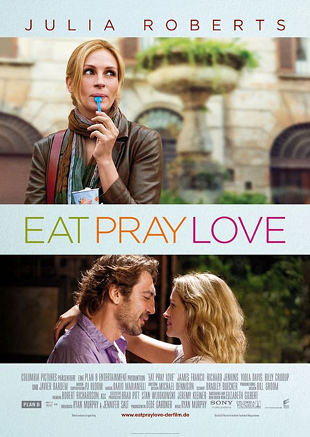 Eat Pray Love - Movie Posters with Romantic Photography
