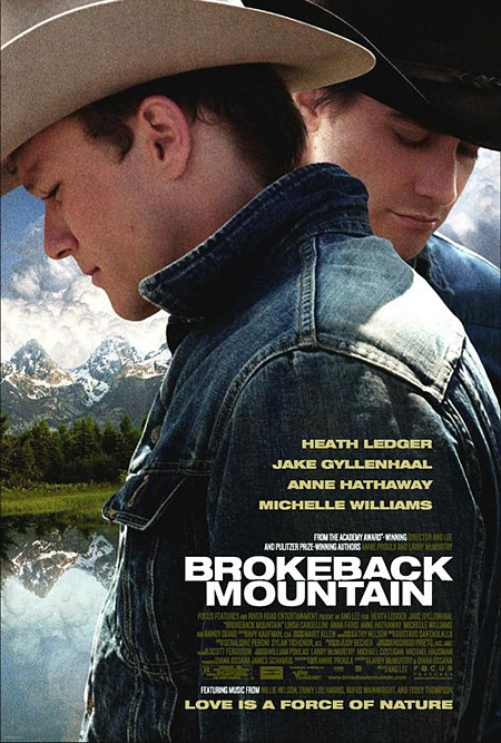 Brokeback Mountain - Movie Posters with Romantic Photography