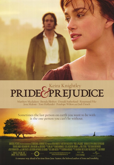 Pride and Prejudice - Movie Posters with Romantic Photography