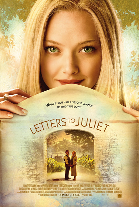Letters to Juliet - Movie Posters with Romantic Photography