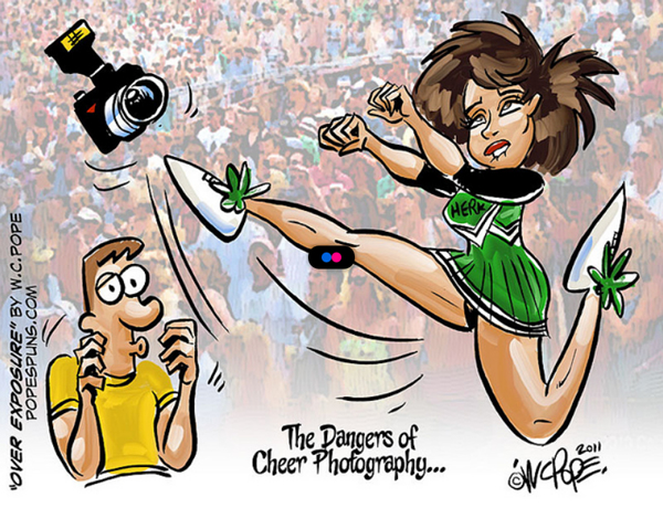 funny photographer cartoon