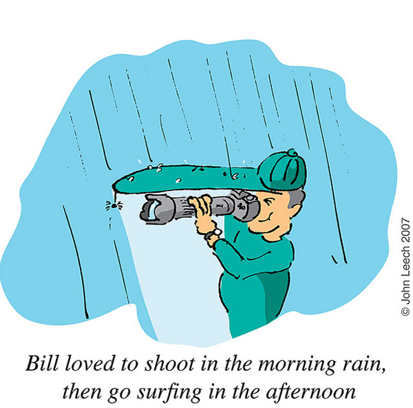 funny photographer cartoon