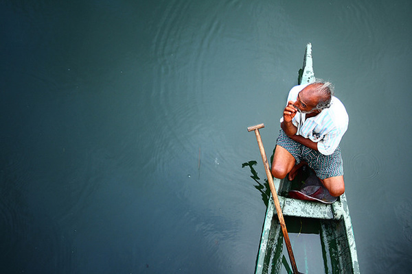 Let me take some rest - Fisherman, Kerala, India