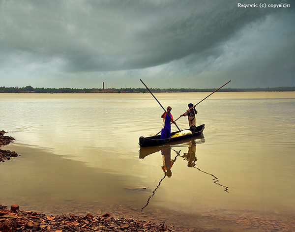 Balanced Under The Storm Front - Karnataka, India