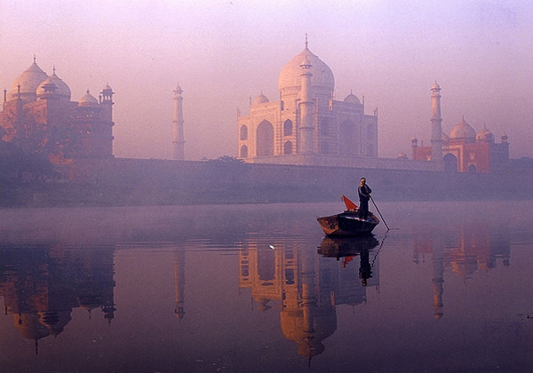 On the banks of the Yamuna - Agra, India