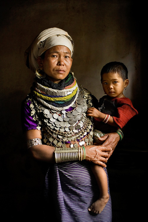 Reang Tribal Mother and Child - Tripura, India