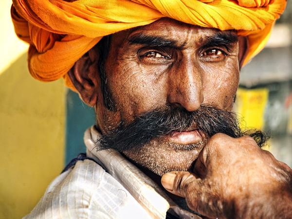 Portrait of Man - Bundi, Rajasthan, India