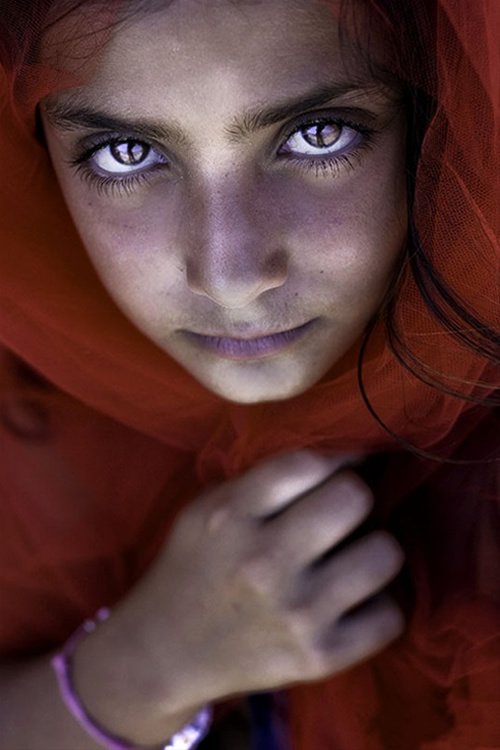Portrait of Young Girl - India