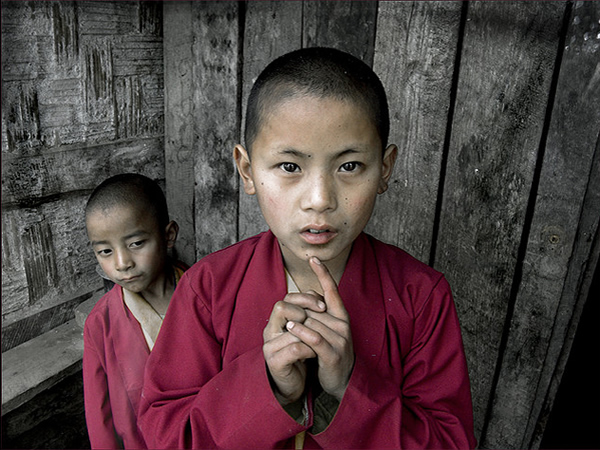Young Monks - Sikkim, India