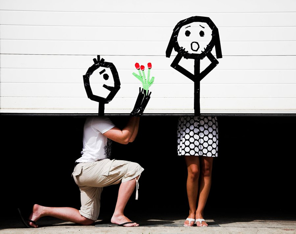 Stick Man - Humorous Photography