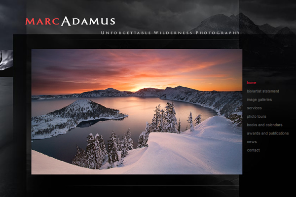 Landscape Photographers - A Collection of Portfolio Websites