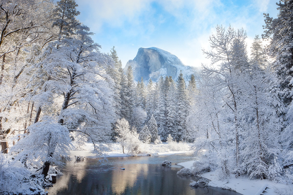 Yosemite In Winter