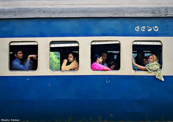 Waiting for the whistle - Komolapur Rail station , Dhaka, Bangladesh