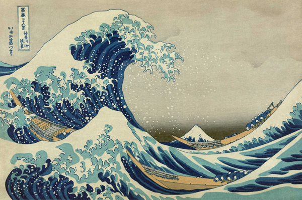 The Great Wave at Kanagawa by Katsushika Hokusai