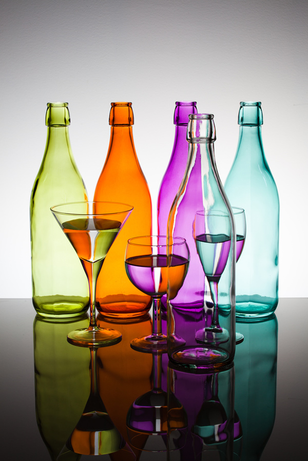 Bottles & Glasses - Canon 5D Photography