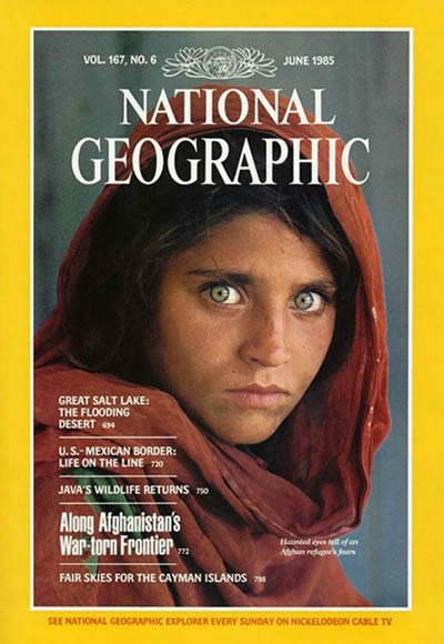 The Best of National Geographic Magazine Covers  - June 1985—Afghan Girl