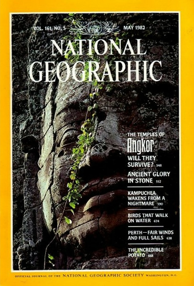 The Best of National Geographic Magazine Covers  - May 1982 - The Temples of Angkor 
