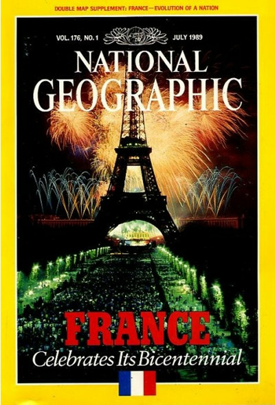 The Best of National Geographic Magazine Covers  - July 1989—France Celebrates Its Bicentennial