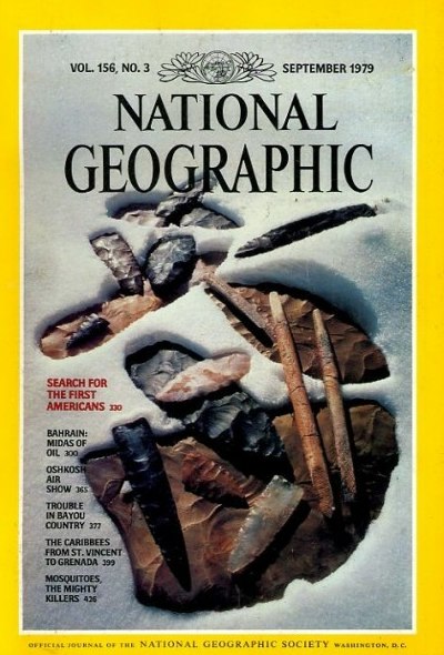 The Best of National Geographic Magazine Covers  - September 1979 - Search for the First Americans