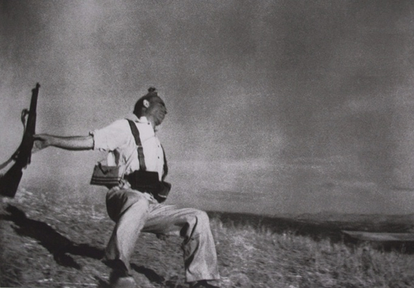 Loyalist Militiaman at the Moment of Death by Robert Capa