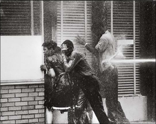 Civil rights movement firehose by Charles Moore