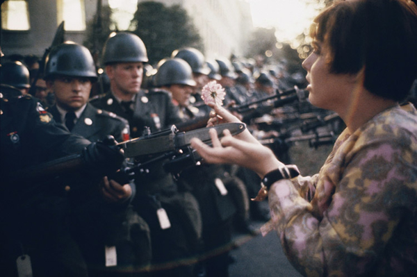 La Jeune Fille a la Fleur by Marc Riboud