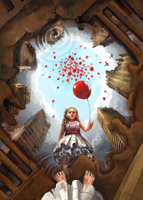 99 Red Balloons - 25 Truly Amazing Digital Paintings