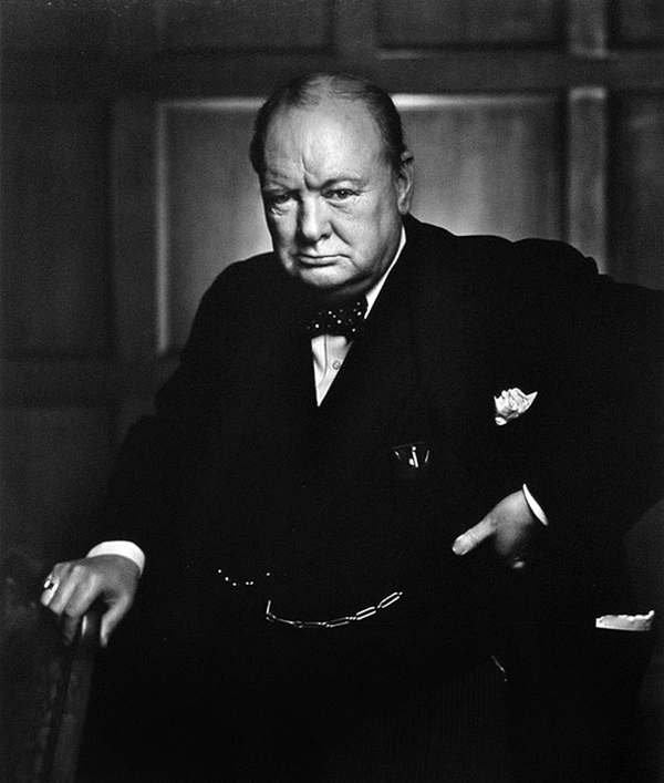 Winston Churchill - Retratos de Yousuf Karsh