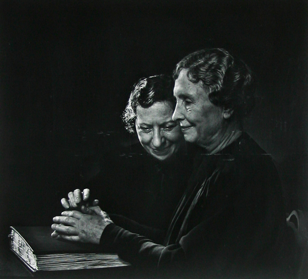 Helen Keller, with Polly Thompson - Portraits by Yousuf Karsh