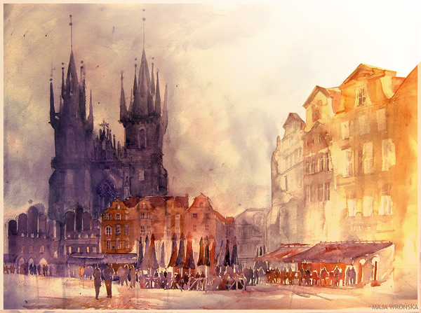 Praha - 30 Inspirational Examples of Traditional Paintings