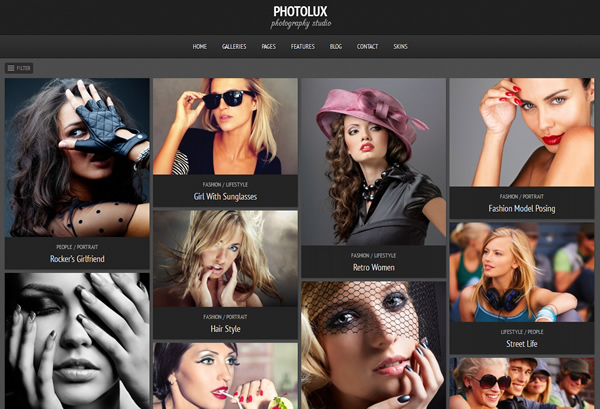 Photolux Photography WordPress Responsive Theme