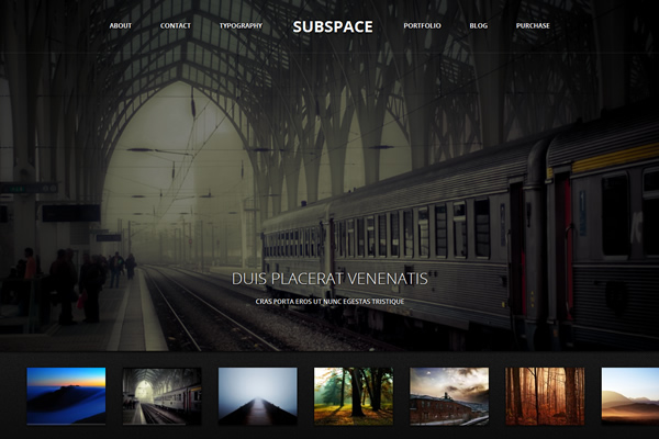 Subspace - Portfolio WordPress Theme
