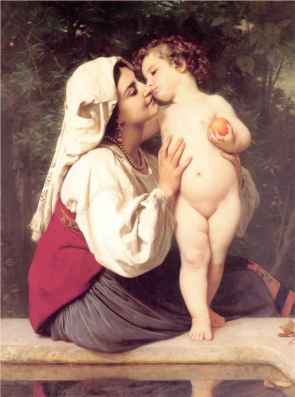 The Kiss, 1863
