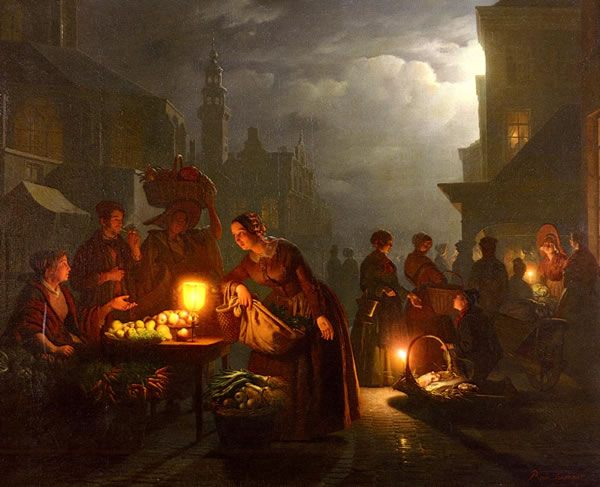 Classic Street Paintings By Petrus Van Schendel