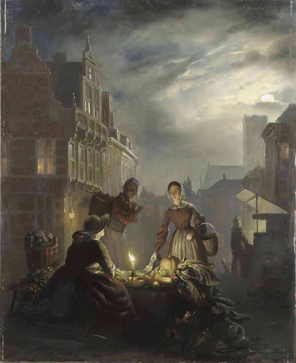 Classic Street Paintings By Petrus Van Schendel