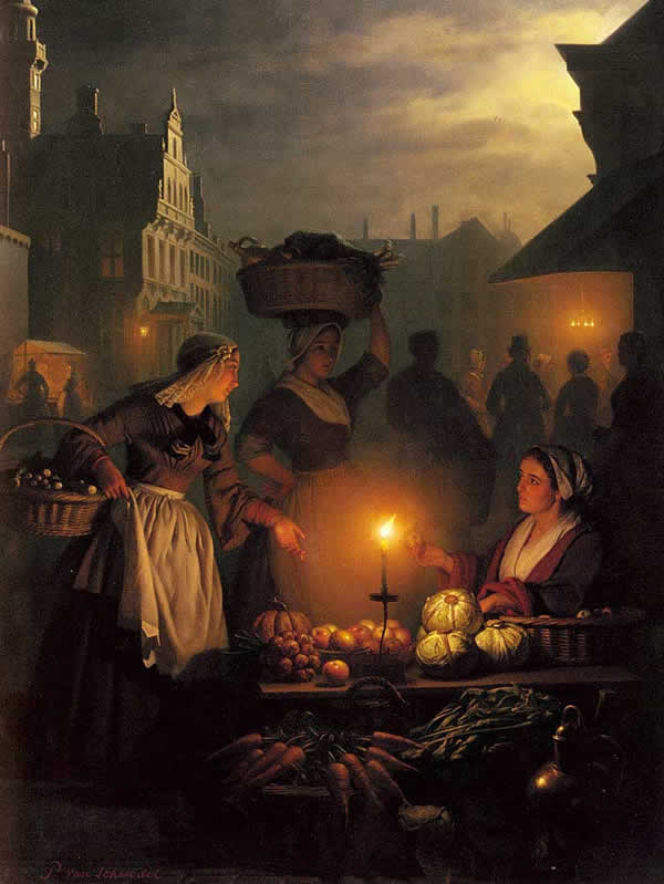 Classic Street Paintings By Petrus Van Schendel