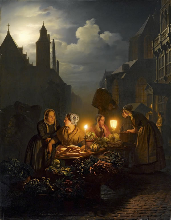 Classical Street Paintings By Petrus Van Schendel - 121Clicks.com