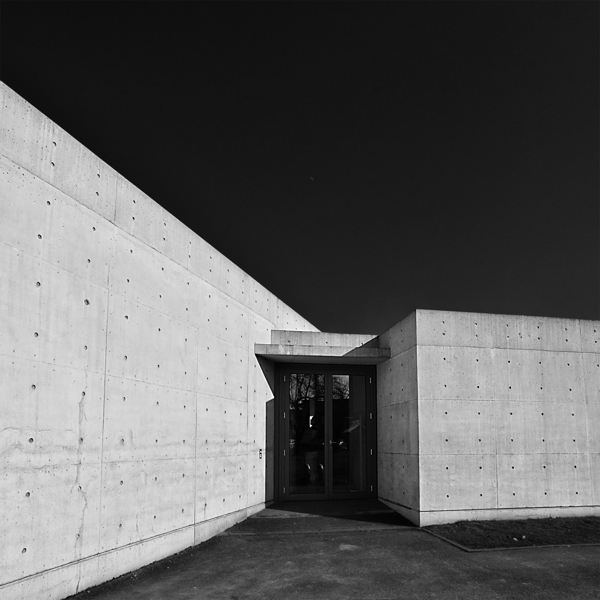Vitra, conference pavilion, Basel, by architect Tadao Ando