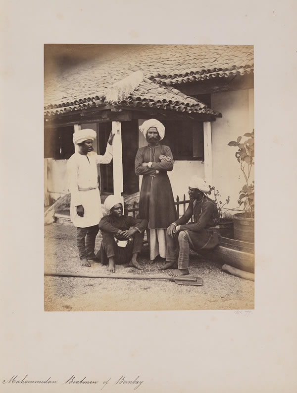 Mahommedan Boatman of Bombay (Mumbai), 1855 - 1862