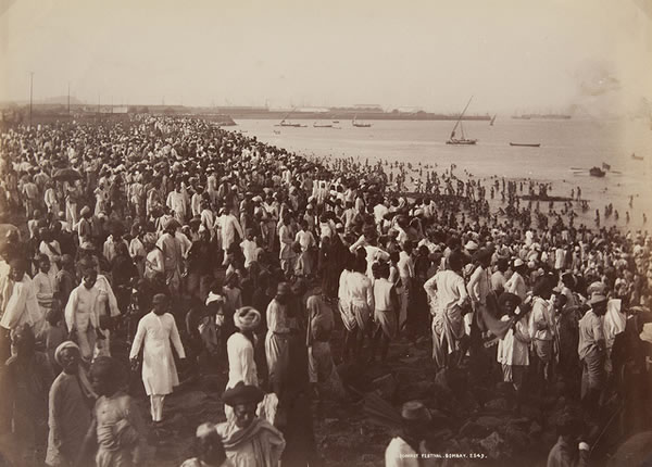 The Cocoanut Festival, Bombay (Mumbai) - 1870