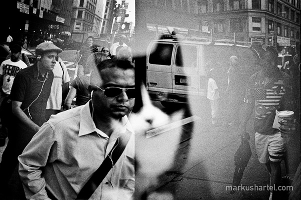 Black and White street photography – New York by Markus Hartel