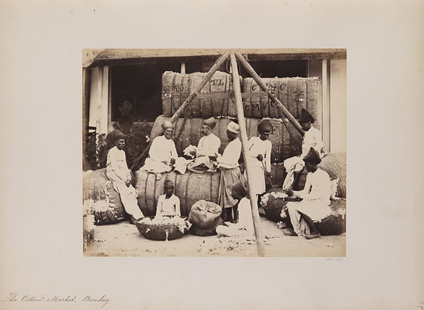 The Cotton Market, Bombay (Mumbai), 1855-1862