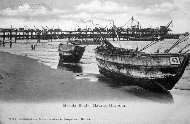 Masula Boats and Shipping - Madras (Chennai) Harbour