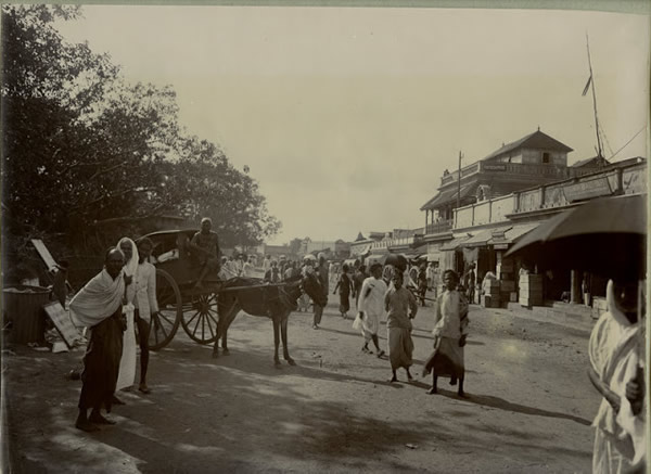 Street Scene - Madras (Chennai) - 1890